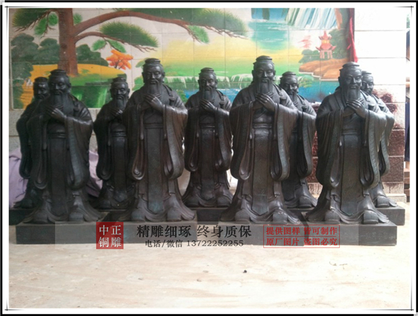 校園孔子銅像